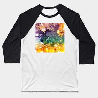 Abstract Brush Pattern 8 Baseball T-Shirt